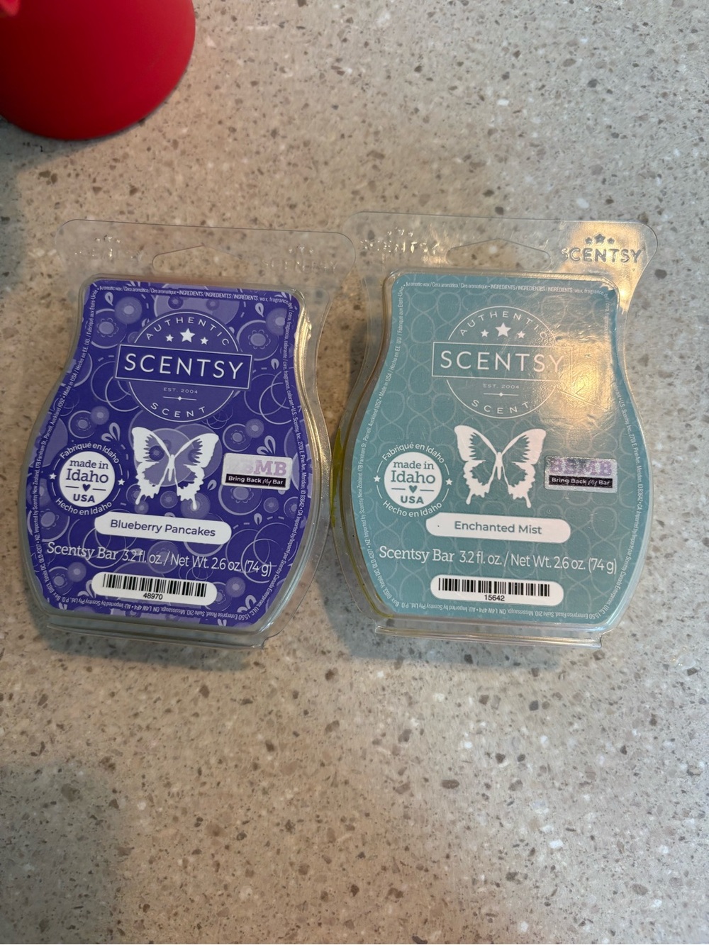Scentsy Blueberry Pancakes & Enchanted Mist Duo - Blue & Teal
